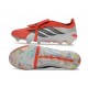 Adidas Predator 26 Foldover Tongue Elite FG Rouge Lucide Noir Blanc Ftwr
