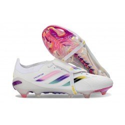 Adidas Predator 26 Foldover Tongue Elite FG Blanc Rose