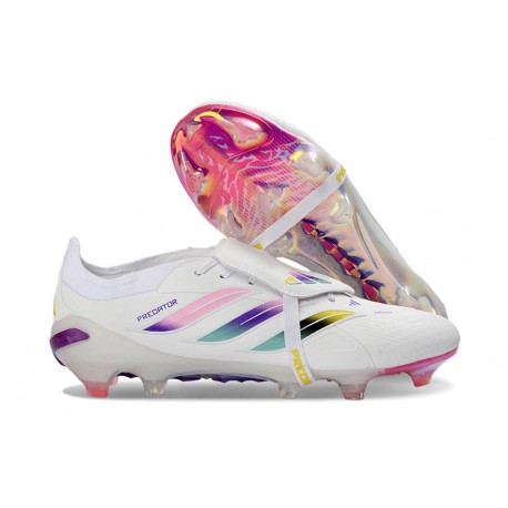 Adidas Predator 26 Foldover Tongue Elite FG Blanc Rose
