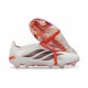 Adidas Predator 26 Foldover Tongue Elite FG Blanc Rouge Noir