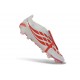 Adidas Predator 26 Foldover Tongue Elite FG Blanc Rouge Noir