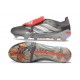 Adidas Predator 26 Foldover Tongue Elite FG Fer Mét. Blanc Ftwr Rouge Lucide