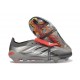 Adidas Predator 26 Foldover Tongue Elite FG Fer Mét. Blanc Ftwr Rouge Lucide