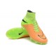 Nike HyperVenom Phantom II FG Football Crampons Cuir Beige Noir Volt