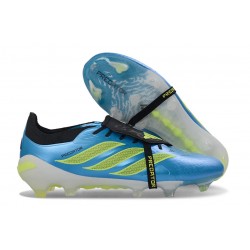 Adidas Predator 26 Foldover Tongue Elite FG Bleu Ray Team Jaune Solaire