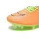 Nike HyperVenom Phantom II FG Football Crampons Cuir Beige Noir Volt