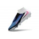 Nike Phantom 6 Elite High FG Neuf Bleu Rapide Rose Explosif Blanc