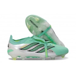 Adidas Predator 26 Foldover Tongue Elite FG Vert Argent