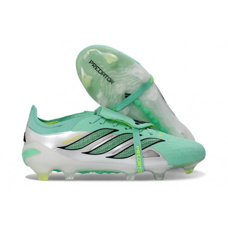 Adidas Predator 26 Foldover Tongue Elite FG Vert Argent