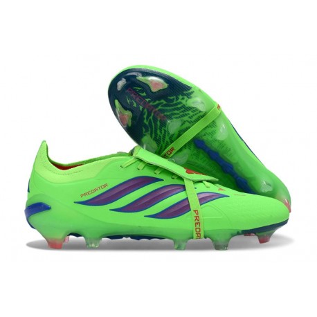 Adidas Predator 26 Foldover Tongue Elite FG Vert Violet