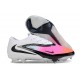 Crampons Nike Phantom 6 Elite Low FG Rose Blanc