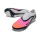 Crampons Nike Phantom 6 Elite Low FG Rose Blanc