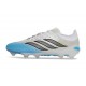 Chaussures Adidas Predator Elite L FG Blanc Noir Bleu