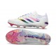 Chaussures Adidas Predator Elite L FG Blanc Rose