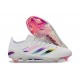 Chaussures Adidas Predator Elite L FG Blanc Rose