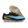 Crampons Nike Phantom 6 Elite Low FG Bleu Noir Or