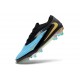 Crampons Nike Phantom 6 Elite Low FG Bleu Noir Or
