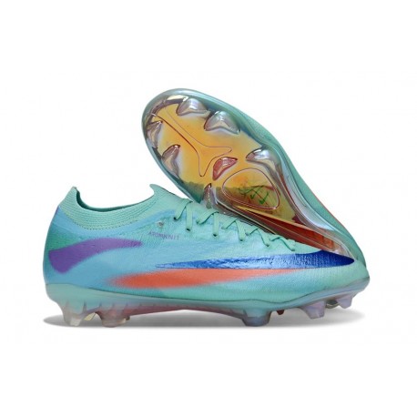 Crampons Nike Phantom 6 Elite Low FG Bleu