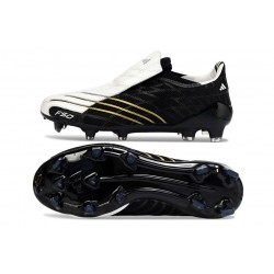 Crampons de Foot adidas F50 Spider Elite FG Noir Blanc