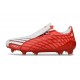 Crampons de Foot adidas F50 Spider Elite FG Rouge Blanc