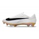 Nike Crampons Zoom Mercurial Vapor XVII Elite FG Blanc Noir Or