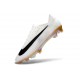 Nike Crampons Zoom Mercurial Vapor XVII Elite FG Blanc Noir Or