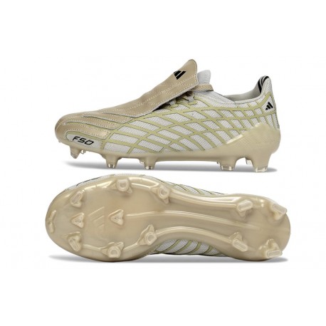 Crampons de Foot adidas F50 Spider Elite FG Or Gris