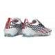 Crampons de Foot adidas F50 Spider Elite FG Blanc Rouge Bleu
