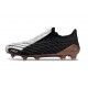 Crampons de Foot adidas F50 Spider Elite FG Noir Blanc Or