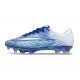 Nike Crampons Zoom Mercurial Vapor XVII Elite FG Bleu Blanc Argent
