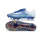 Nike Crampons Zoom Mercurial Vapor XVII Elite FG Bleu Blanc Argent
