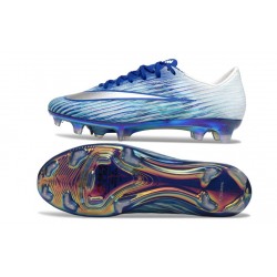 Nike Crampons Zoom Mercurial Vapor XVII Elite FG Bleu Blanc Argent
