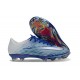 Nike Crampons Zoom Mercurial Vapor XVII Elite FG Bleu Blanc Argent