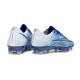 Nike Crampons Zoom Mercurial Vapor XVII Elite FG Bleu Blanc Argent