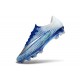 Nike Crampons Zoom Mercurial Vapor XVII Elite FG Bleu Blanc Argent