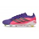 Chaussures Adidas Predator Elite L FG Violet Rose Noir