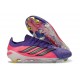 Chaussures Adidas Predator Elite L FG Violet Rose Noir