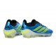 Chaussures Adidas Predator Elite L FG Bleu Électrique Vert