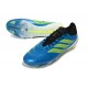 Chaussures Adidas Predator Elite L FG Bleu Électrique Vert