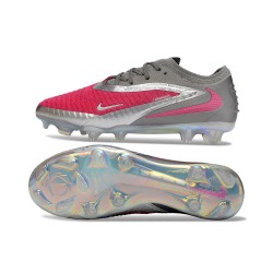 Crampons Nike Phantom 6 Elite Low FG Rose Argent Gris