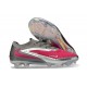 Crampons Nike Phantom 6 Elite Low FG Rose Argent Gris