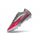 Crampons Nike Phantom 6 Elite Low FG Rose Argent Gris