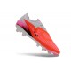 Crampons Nike Phantom 6 Elite Low FG Orange Vif Gris Pâle