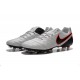 Chaussures Nike Tiempo Legend 6 FG Pas Cher Blanc Noir Orange