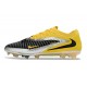 Crampons Nike Phantom 6 Elite Low FG Noir Jaune Argent