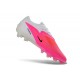 Crampons Nike Phantom 6 Elite Low FG Rose Blanc Noir