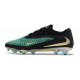 Crampons Nike Phantom 6 Elite Low FG Vert Noir Or