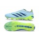 Crampons Adidas Predator Elite Laceless FG Bleu