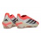 Crampons Adidas Predator Elite Laceless FG Rouge Blanc Noir