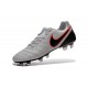 Chaussures Nike Tiempo Legend 6 FG Pas Cher Blanc Noir Orange